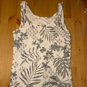 A patterned tank top